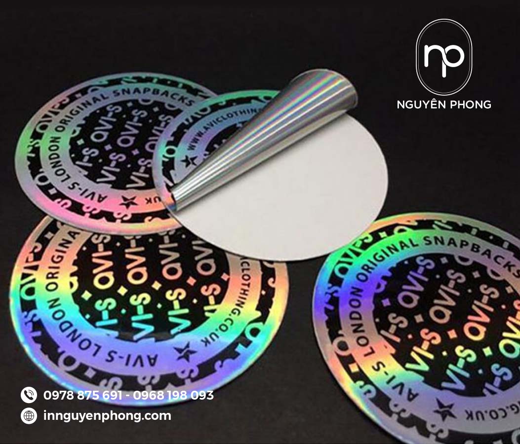 Mẫu tem 7 màu niêm phong